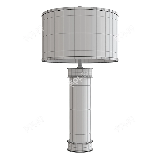 Elegant Fredrick Cooper Bolton Lamp 3D model image 2