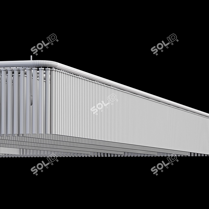 Zagg Ceiling Lamp: Modern Design with Stunning Dimensions 3D model image 2