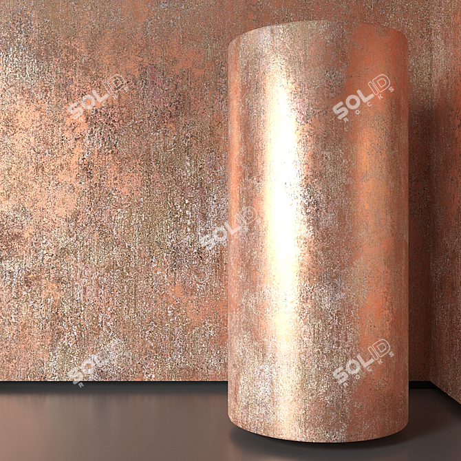 Seamless Plaster Texture Kit 3D model image 2