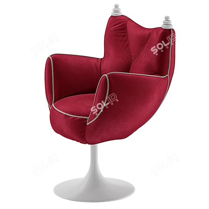 AltaModa BABOLL Armchair: Unique Design for Bold Interiors 3D model image 2
