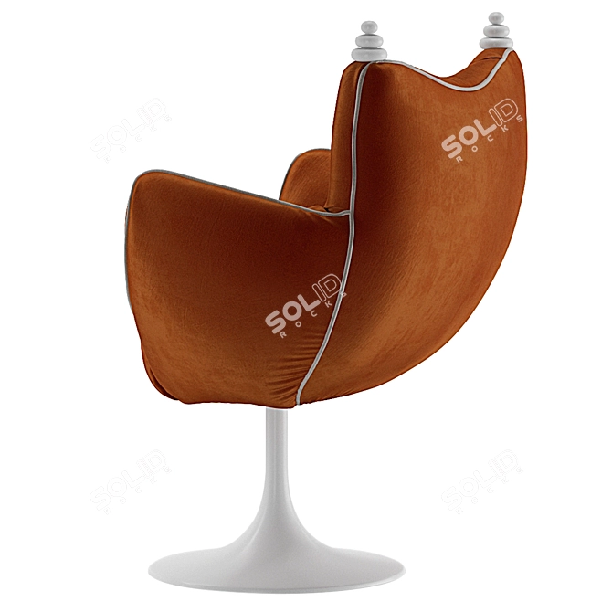 AltaModa BABOLL Armchair: Unique Design for Bold Interiors 3D model image 3