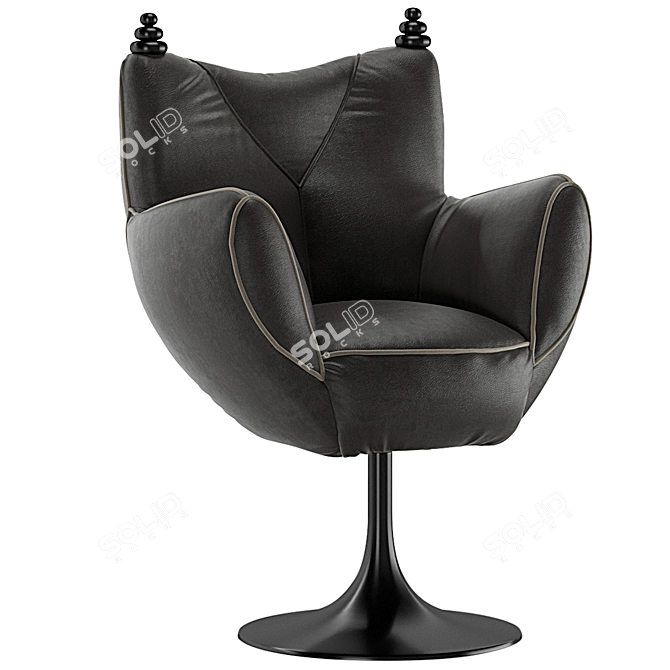 AltaModa BABOLL Armchair: Unique Design for Bold Interiors 3D model image 5