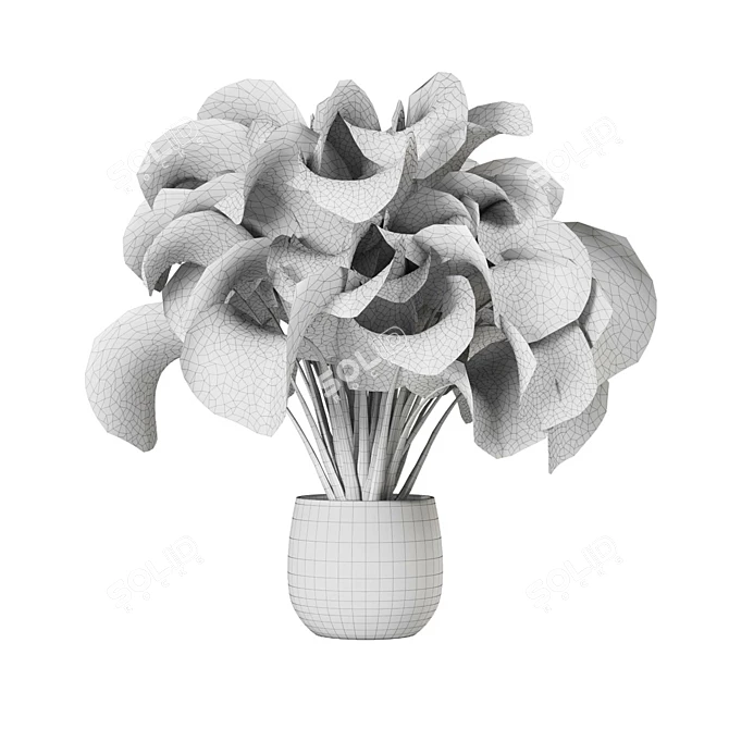 Ferm Living Bau Pot Large - Set 0089 3D model image 5