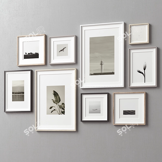 Versatile Frame Set - 9 Sizes 3D model image 3