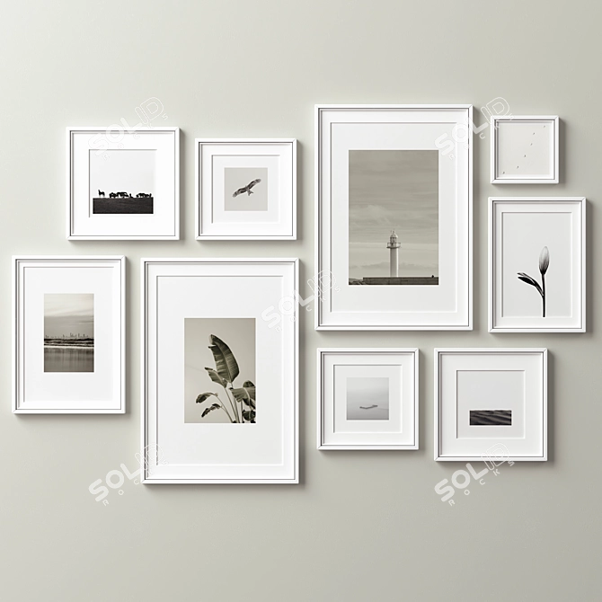 Versatile Frame Set - 9 Sizes 3D model image 4