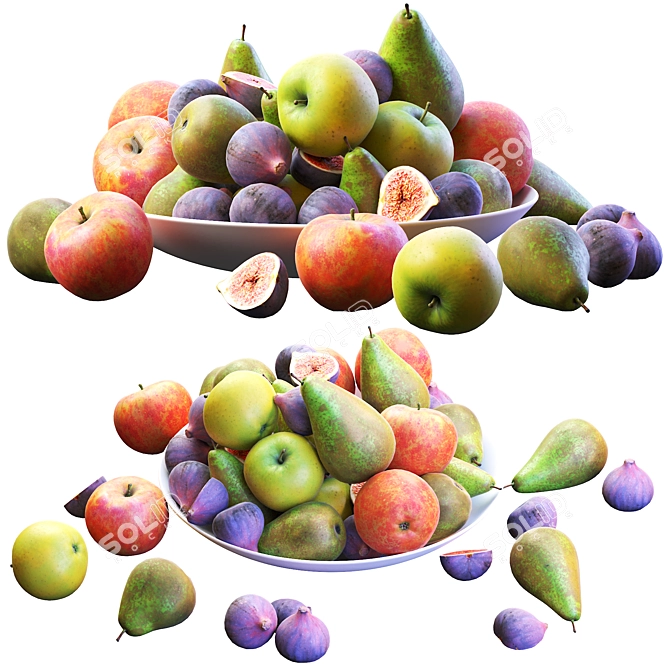 Premium Fruits Collection 3D model image 6