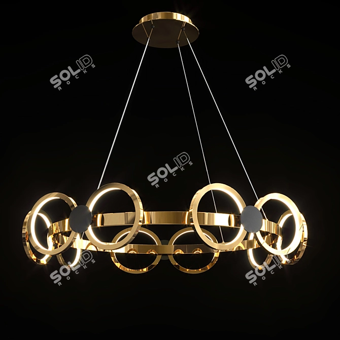 Elegant Benedikta Lamp: 10 Lamps Collection 3D model image 2