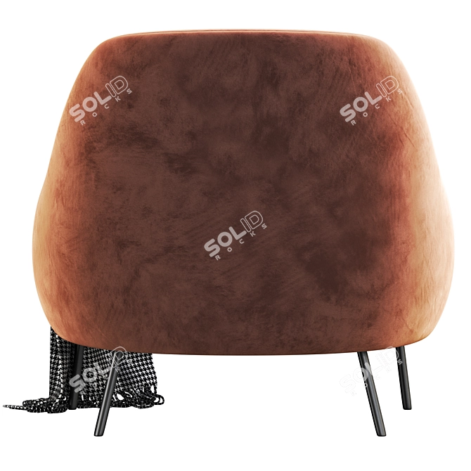 Modern Shift Armchair: Sleek Design, Maximum Comfort 3D model image 6