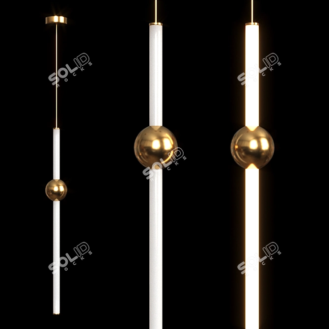 Message Me: BRANT Design Lamps 3D model image 1