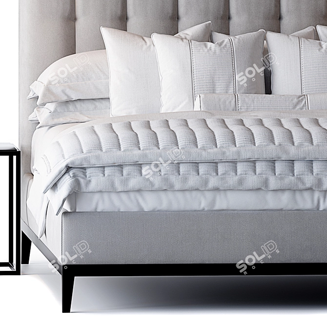 Luxury Bed: ALEXANDER by Sofa & Chair 3D model image 3