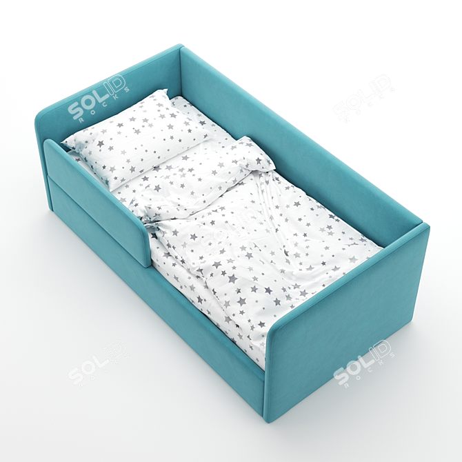 Dreamy Dalmatian Bed 3D model image 2