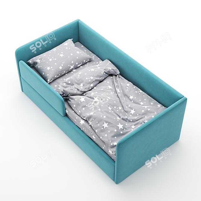 Dreamy Dalmatian Bed 3D model image 3