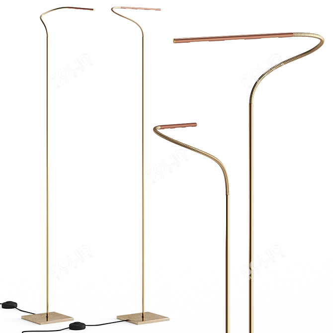 Luminous LOLA Floor Lamp 3D model image 1