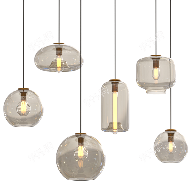  Vilmo Lampatron: Modern Corona Lighting 3D model image 1