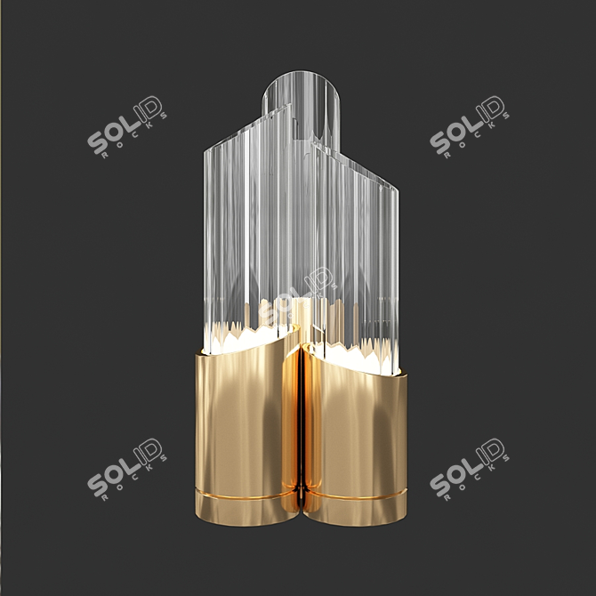 Cosmopolitan Crystal Tycho Table Lamp 3D model image 1