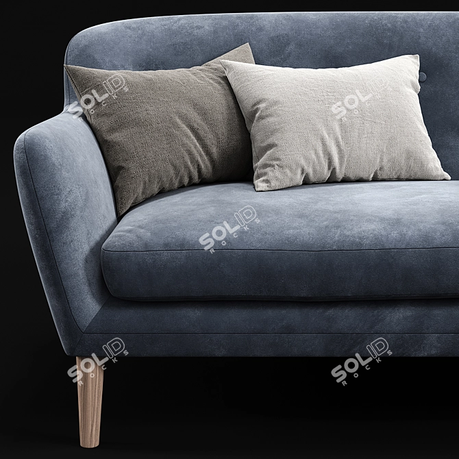 Sleek and Stylish Masku Arhus Sofa 3D model image 4