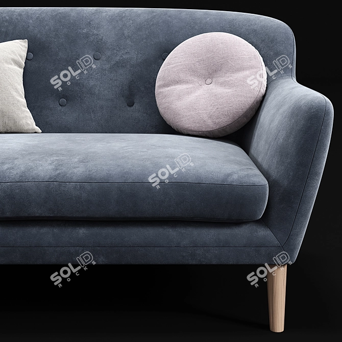 Sleek and Stylish Masku Arhus Sofa 3D model image 5