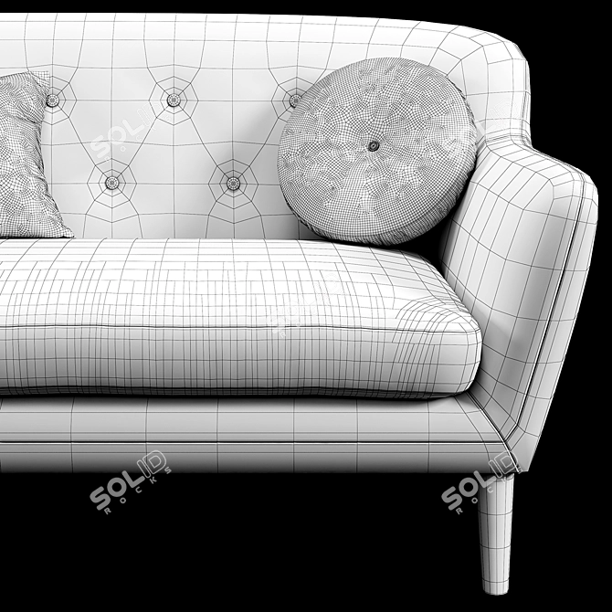 Sleek and Stylish Masku Arhus Sofa 3D model image 6