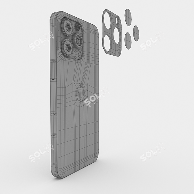 iPhone 13 Pro Max 3D Model - High Detail 3D model image 1