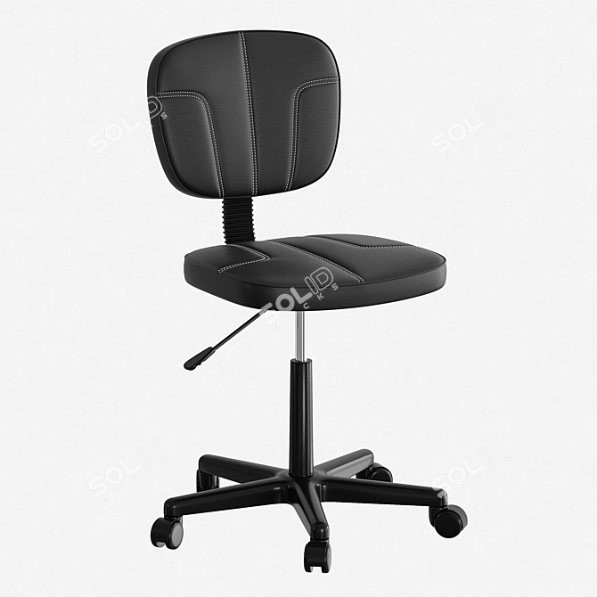 Alban Work Chair: Comfortable & Stylish 3D model image 1