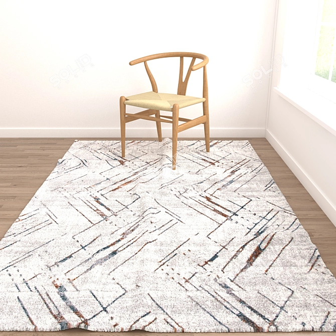 Versatile Set of 6 Rugs: VRayFur, VRayDisplacement, CoronaDisplacement 3D model image 2