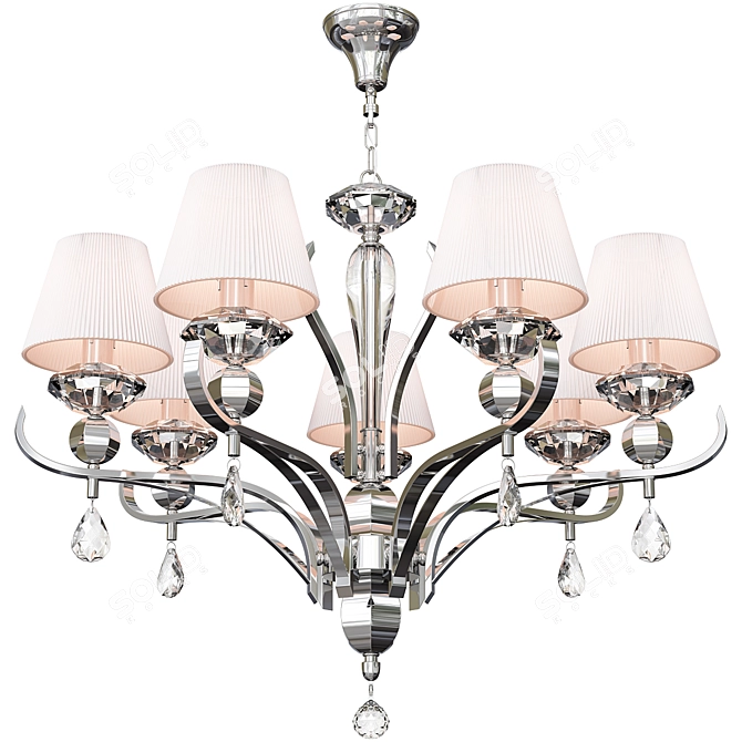 Maytoni MOD560-07-N Smusso: Elegant Lighting Fixture 3D model image 1