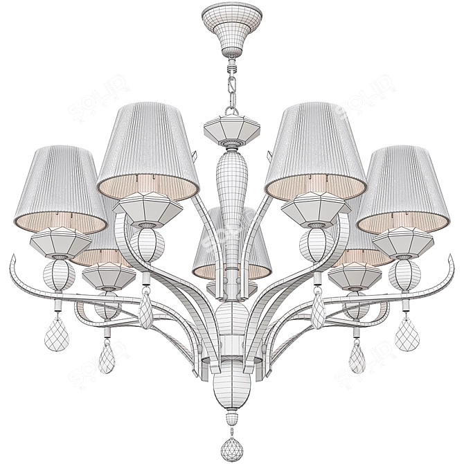 Maytoni MOD560-07-N Smusso: Elegant Lighting Fixture 3D model image 4