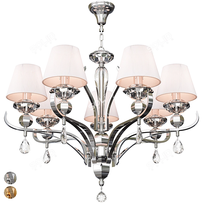 Maytoni MOD560-07-N Smusso: Elegant Lighting Fixture 3D model image 5