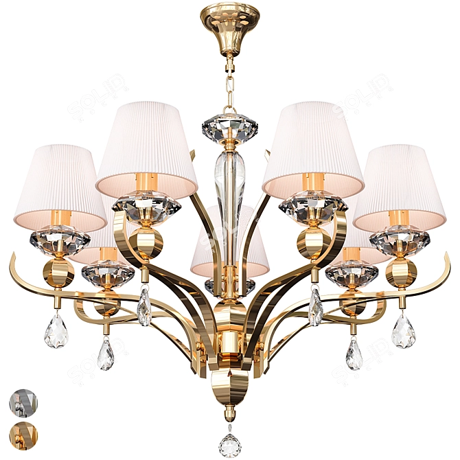 Maytoni MOD560-07-N Smusso: Elegant Lighting Fixture 3D model image 6