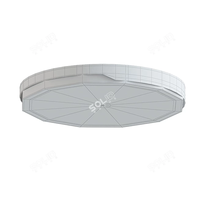 Modern Millimeter Lid: 116.44x116.44x9.49 3D model image 2