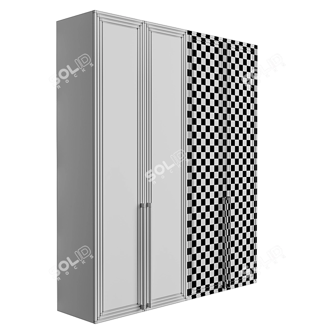 Muzafarov Collections Cupboard: Stylish Illuminated Storage 3D model image 4