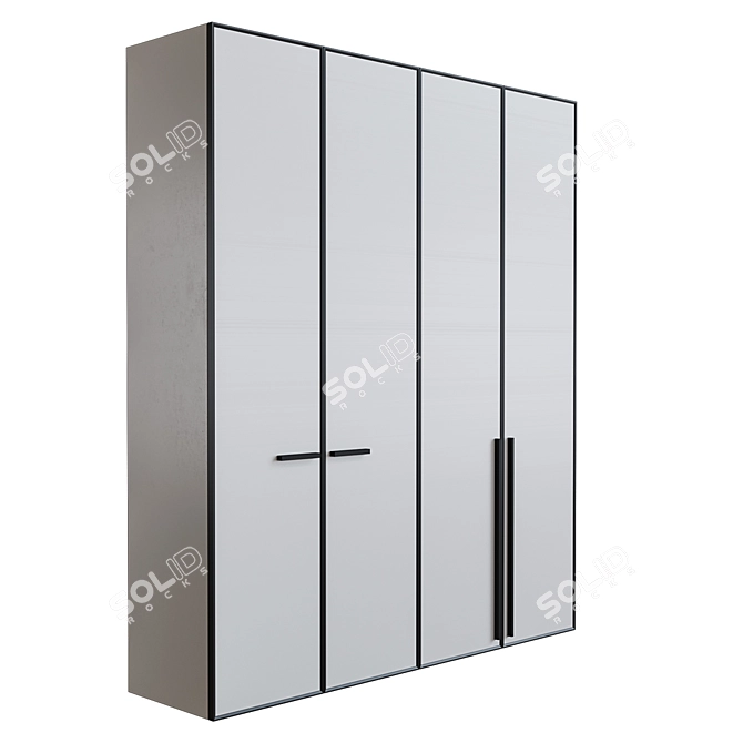 Modern Glow Cupboard 3D model image 1