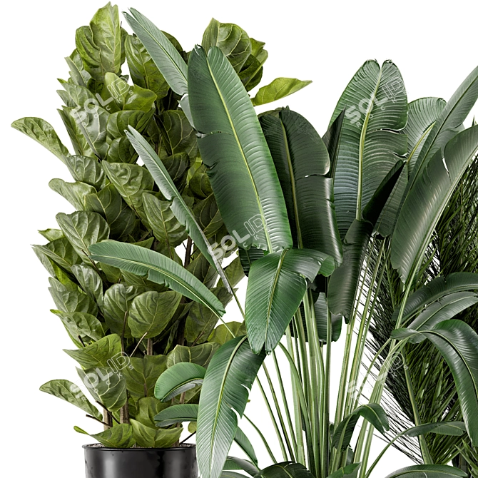 Ferm Living Bau Pot: Stylish Indoor Plants 3D model image 2