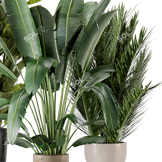 Ferm Living Bau Pot: Stylish Indoor Plants 3D model image 3