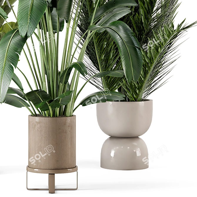 Ferm Living Bau Pot: Stylish Indoor Plants 3D model image 5
