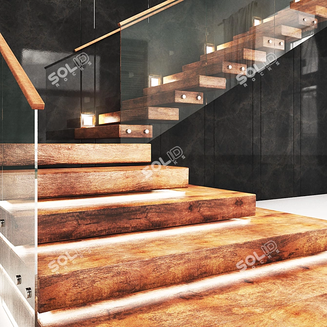 Modern Staircase Design - 2016 Edition 3D model image 3