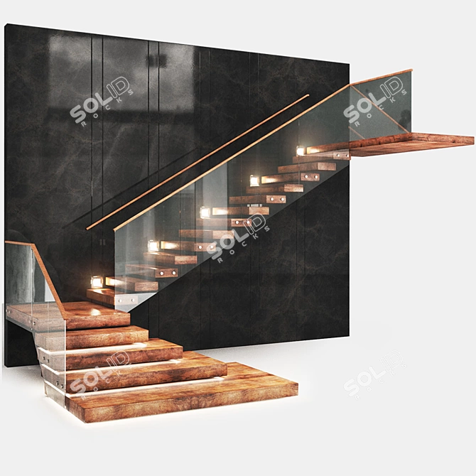 Modern Staircase Design - 2016 Edition 3D model image 6