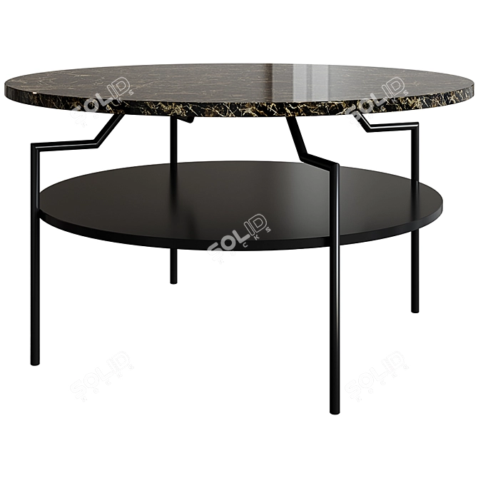 Truro Modern Coffee Table 3D model image 1