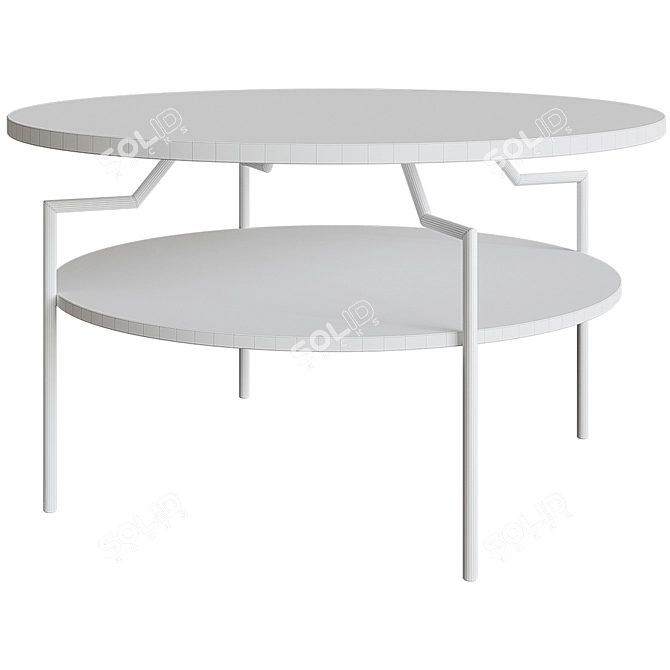 Truro Modern Coffee Table 3D model image 2