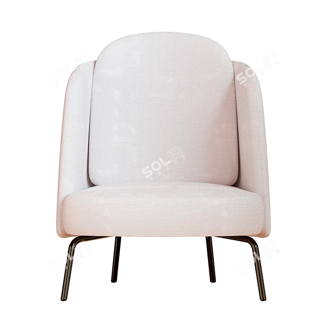 Elegant Lucia Armchair: Ditre Italy 3D model image 2