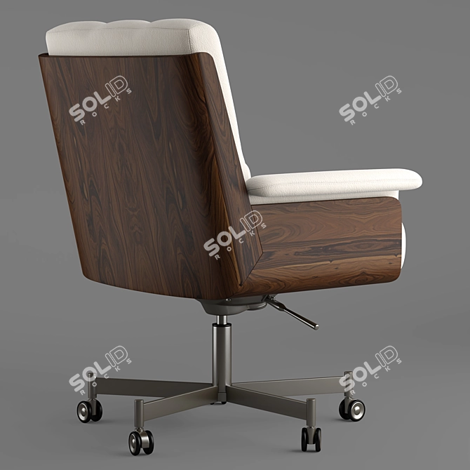 2015 Minotti Daiki Studio Armchair: Stylish and Functional 3D model image 4