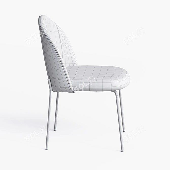 Nordie Contemporary Chair - Stylish and Durable 3D model image 6