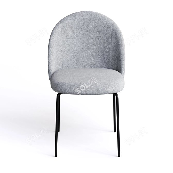 Nordie Contemporary Chair - Stylish and Durable 3D model image 9