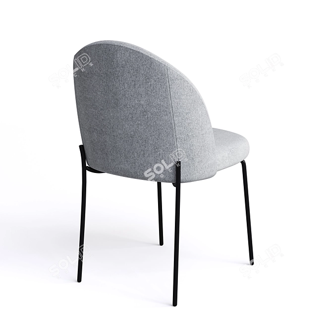 Nordie Contemporary Chair - Stylish and Durable 3D model image 11