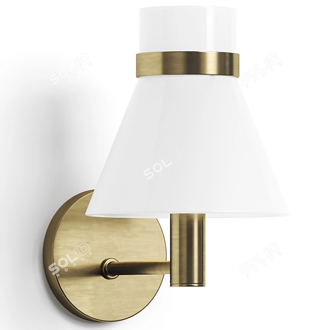 Sleek Arteriors Lamont Sconce 3D model image 1