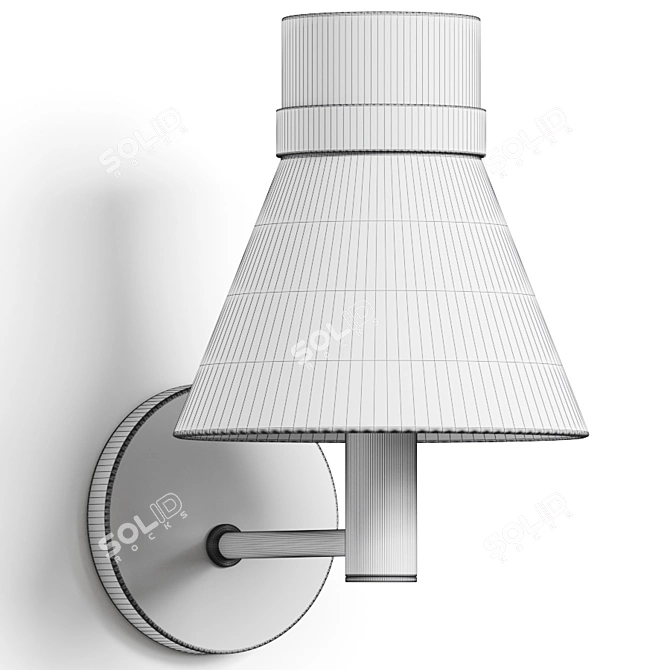 Sleek Arteriors Lamont Sconce 3D model image 3