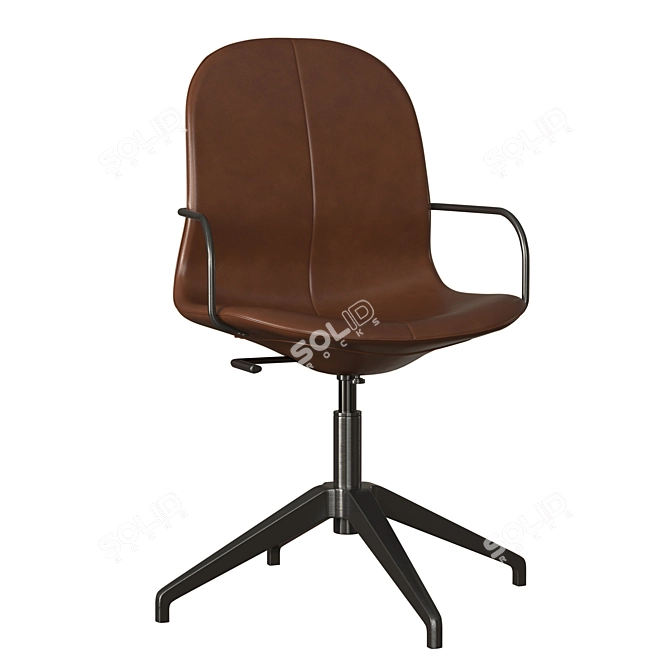 ErgoFlex Office Chair Set - 2pcs 3D model image 3