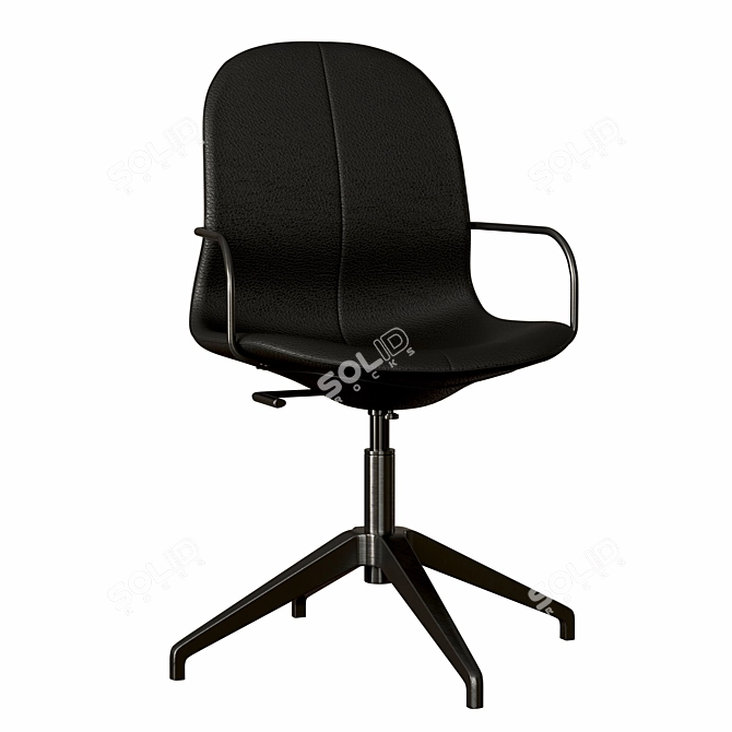 ErgoFlex Office Chair Set - 2pcs 3D model image 4