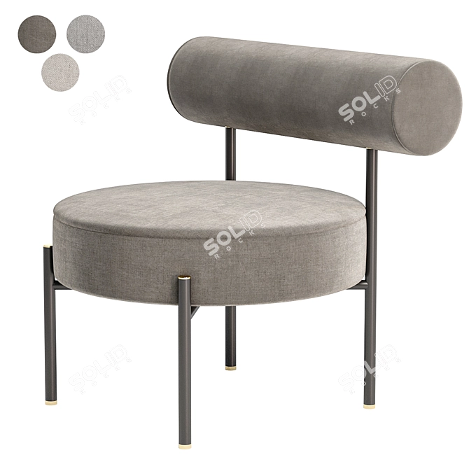Ex.t Design Rest Lounge Chair: Relax in Style 3D model image 1