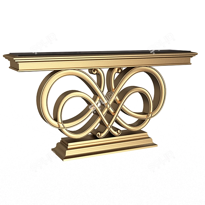 Elegant Console Table: Timeless Luxury 3D model image 1